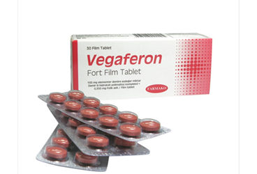 VEGAFERON FORT 100/0.35 mg 30 film tablet kutu görseli