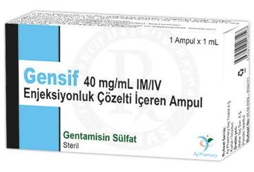 GENSIF 40 mg/2 ml ampül kutu görseli