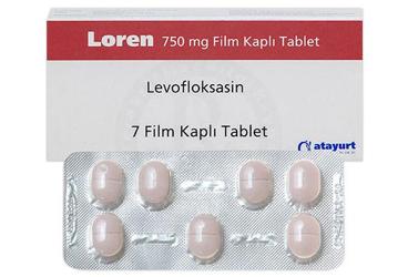 LOREN 750 mg 7 film tablet kutu görseli