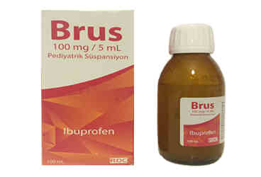 BRUS 100 mg/5 ml pediatrik süspansiyon 100 ml kutu görseli