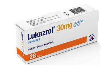 LUKAZROL 30 mg enterik sert 14 kapsül { Umut İlaç } kutu görseli
