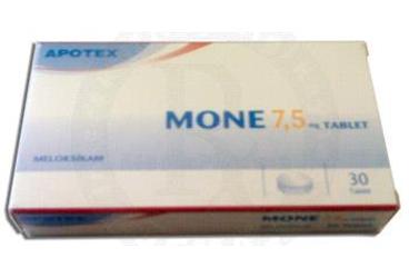 MONE 7.5 mg 30 tablet {Apotex} kutu görseli