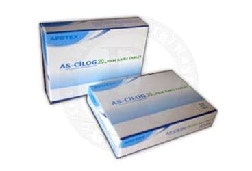 AS-CILOG 20 mg 28 film kaplı tablet kutu görseli