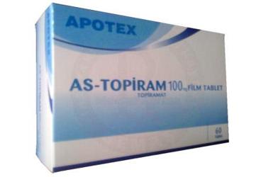 AS-TOPIRAM 100 mg 60 film tablet kutu görseli