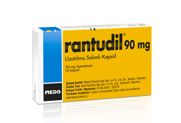 RANTUDIL retard 90 mg 10 kapsül kutu görseli