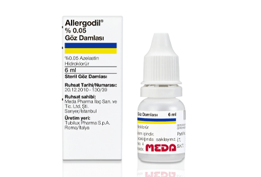 ALLERGODIL %0.05 steril göz damlası 6 ml kutu görseli