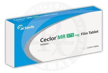 CECLOR MR 375 mg 10 tablet {Actavis} kutu görseli