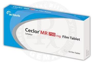 CECLOR MR 750 MG10 tablet kutu görseli