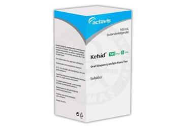 KEFSID 125 mg 100 ml süspansiyon {8698877280308} kutu görseli