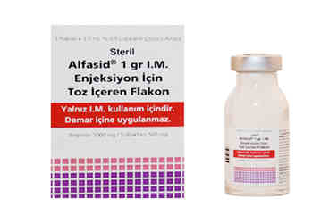 ALFASID 1 gr IM enj. için toz içeren flakon 1 flakon kutu görseli