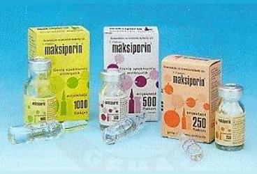 MAXICILIN 500 mg IM/IV enj. toz içeren 1 flakon kutu görseli