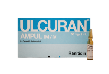 ULCURAN 25 mg/ml 2ml x 10 ampül kutu görseli