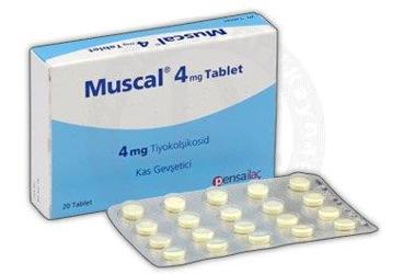 MUSCAL 4 mg 20 tablet kutu görseli