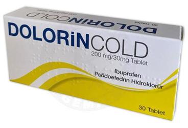DOLORIN COLD 30 tablet kutu görseli