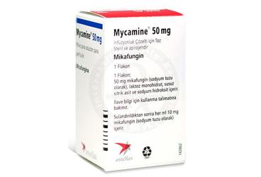 MYCAMINE 50 mg infüzyonluk çözelti için toz 1 flakon kutu görseli