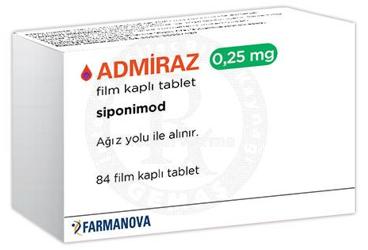 ADMIRAZ 0.25 mg film kaplı tablet (84 tablet) kutu görseli