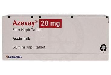 AZEVAY 20 mg film kaplı tablet (60 TB) kutu görseli