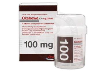 OXEBEWE 100 mg/20 ml IV infüzyon için liyofilize toz içeren flakon kutu görseli