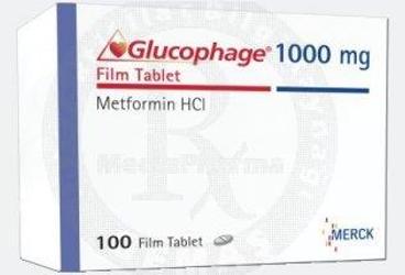 GLUCOPHAGE 1000 mg 100 film tablet kutu görseli