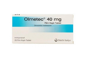 OLMETEC 40 mg 28 film kaplı tablet kutu görseli