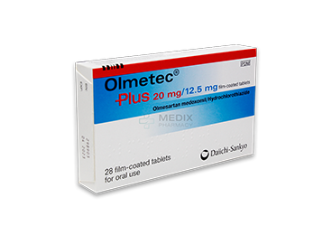OLMETEC PLUS 20 mg/25 mg 28 film kaplı tablet kutu görseli