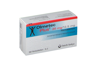 OLMETEC PLUS 20 mg/12.5 mg 84 film kaplı tablet kutu görseli