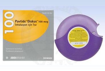 PAVTIDE diskus 100 mcg 60 doz inhilasyon için toz kutu görseli