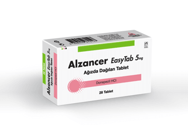 ALZANCER EASYTAB 5 mg 28 ağızda dağılan tablet kutu görseli