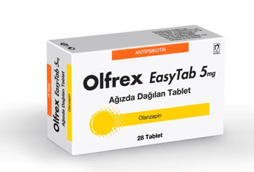 OLFREX EASY TAB 5 mg 28 ağızda dağılan tablet kutu görseli