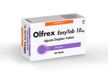 OLFREX EASY TAB 10 mg 28 ağızda dağılan tablet kutu görseli