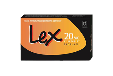 LEX 20 mg 2 film tablet kutu görseli