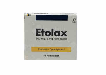 ETODOLAK 500 mg/8 mg 14 film tablet kutu görseli