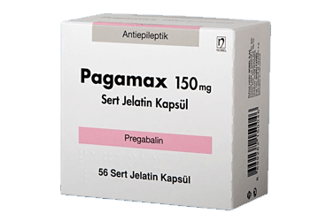 PAGAMAX 150 mg 56 sert jelatin kapsül kutu görseli