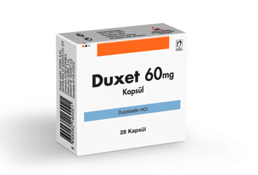 DUXET 60 mg 28 kapsül kutu görseli