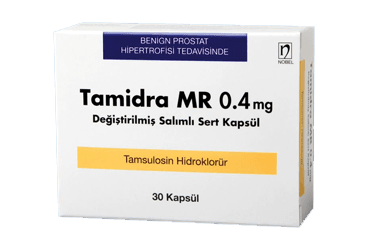 TAMIDRA MR 0.4 mg değiştirilmiş salımlı 30 sert kapsül kutu görseli