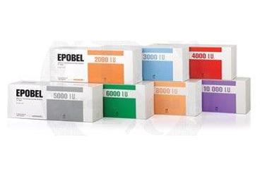 EPOBEL 8000 IU/0.8 ml IV steril 6 kullanıma haz. enj. kutu görseli