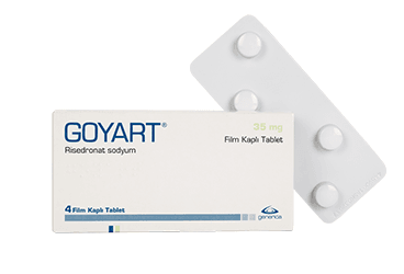 GOYART 35 mg 4 film kaplı tablet kutu görseli