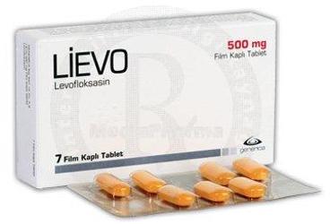 LIEVO 500 mg 7 film tablet kutu görseli