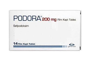 PODORA 200 mg film kaplı tablet (20 adet) kutu görseli