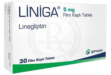 LINIGA 5 mg film kaplı tablet kutu görseli