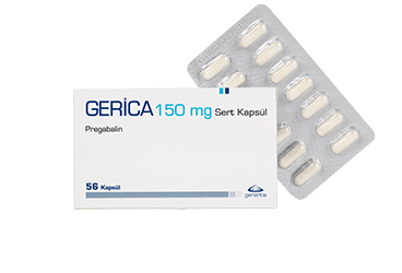 GERICA 150 mg 56 sert kapsül kutu görseli