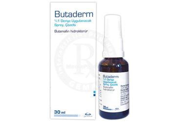 BUTADERM % 1 DERIYE UYGULANACAK sprey. çözelti (30 ml) kutu görseli