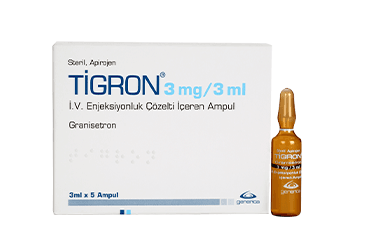 TIGRON 3 mg/3 ml enj. çöz. içeren 1 ampül kutu görseli