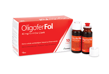 OLIGOFER FOL 40 mg/15 ml oral çözelti kutu görseli