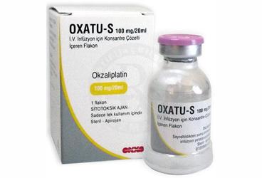 OXALITIN 100 mg/20 ml IV infüzyon için konsantre çözelti içeren flakon kutu görseli