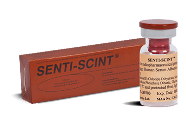 SENTI-SCINT radyofarmasötik hazırlama kiti 6 flakon kutu görseli