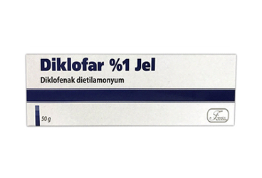 DIKLOFAR %1 jel 50 gr kutu görseli