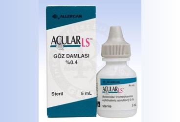ACULAR LS steril göz damlası %0.4 5 ml kutu görseli