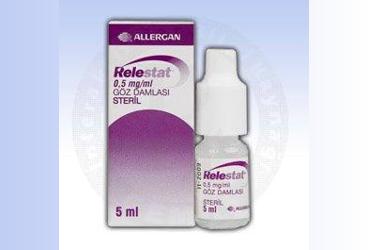 RELESTAT 0.5mg/ml göz damlası kutu görseli