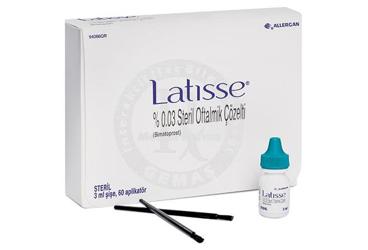 LATISSE % 0.03 steril oftalmik solüsyonu. 3 ml kutu görseli